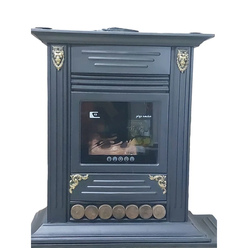 Печь-камин Mahshid Davam Ks0168, металл, черный, 74x84x38 см Печь-камин Mahshid Davam Ks0168, металл, черный, 74x84x38 см