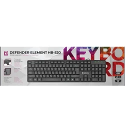 Клавиатура Defender Element HB-520 Wired Keyboard (45522)