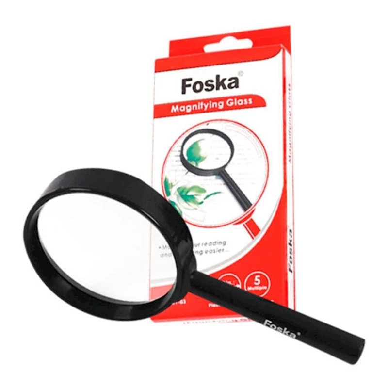 Лупа Foska G01-03, с ручкой, 5X, 60 мм Лупа Foska G01-03, с ручкой, 5X, 60 мм