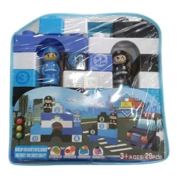 Блочный конструктор Police Block-29, 29 элементов, 3+ Блочный конструктор Police Block-29, 29 элементов, 3+