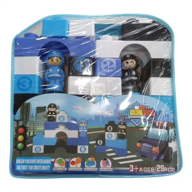 Блочный конструктор Police Block-29, 29 элементов, 3+ Блочный конструктор Police Block-29, 29 элементов, 3+
