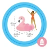 Надувной плотик Intex 57558 INT0228 Flamingo, 142x137x97 см, розовый Надувной плотик Intex 57558 INT0228 Flamingo, 142x137x97 см, розовый