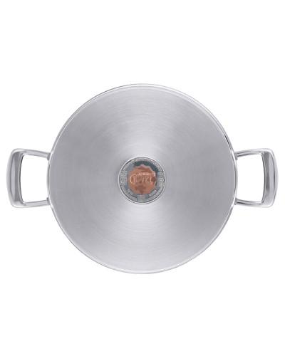 Böyük tava Gipfel Prestige, 24 sm, 2.9 l, paslanmayan polad, gümüşü