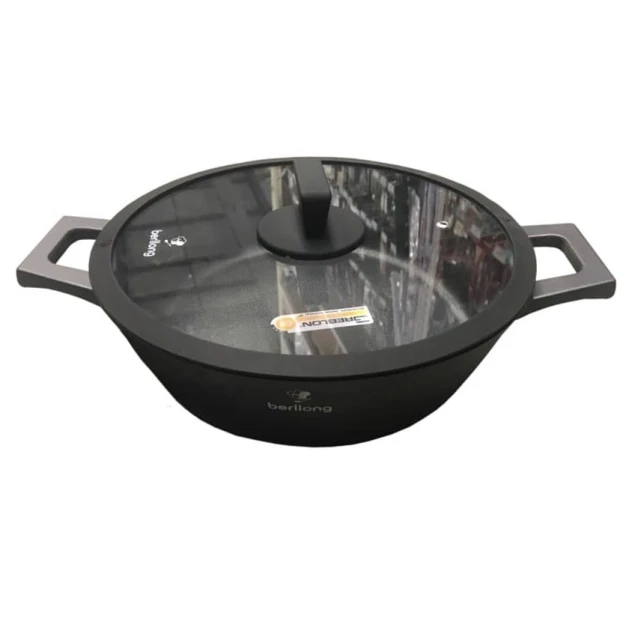 Сотейник Berllong, гранит, черная, 28 см Сотейник Berllong, гранит, черная, 28 см