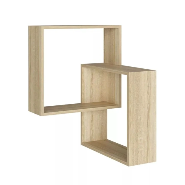 Divar rəfi Art Mebel 160, laminat, 72х52х18 sm, bej