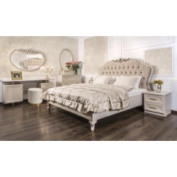 Набор мебели для спальни Era Mebel Mokko, бежевый (шкаф 182.5x58x224.5 см, кровать 178.5x205.5x146 см, прикроватная тумба 47x50x49.5 см, комод 150x50x77 см, зеркало 116х95 см) Набор мебели для спальни Era Mebel Mokko, бежевый (шкаф 182.5x58x224.5 см, кровать 178.5x205.5x146 см, прикроватная тумба 47x50x49.5 см, комод 150x50x77 см, зеркало 116х95 см)