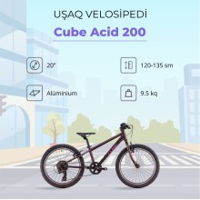 Uşaq velosipedi Cube Acid 200, 20
