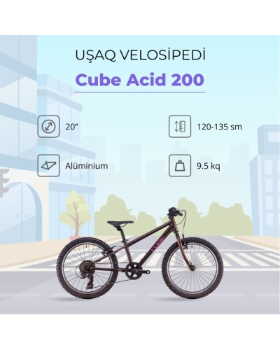 Uşaq velosipedi Cube Acid 200, 20