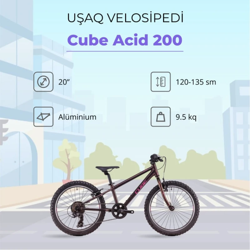 Детский велосипед Cube Acid 200, 20