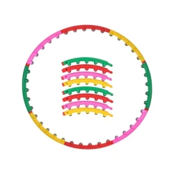 Массажный обруч Hula Hoop Massage Hoop унисекс, 98 см, разноцветный
