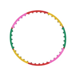 Массажный обруч Hula Hoop Massage Hoop унисекс, 98 см, разноцветный