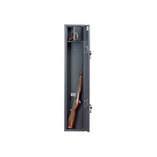 Silah seyfi Aiko Çirok-1318 EL, elektron kodlu kilid və açar ilə, qrafit, 1300x263x183 mm