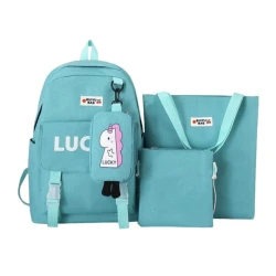 Набор 4в1 Lucky PA-1010882, полиэстер/нейлон, бирюзовый