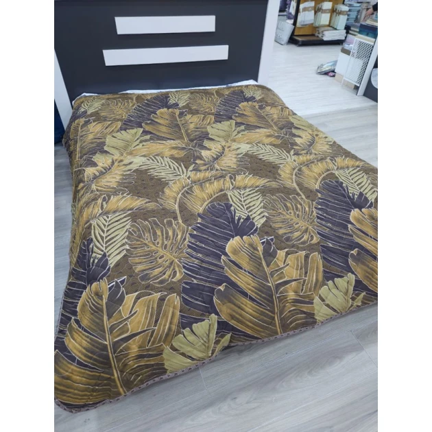 Стеганое одеяло Yorganci SHA-00006447, летнее, двуспальное, 195x215 см Стеганое одеяло Yorganci SHA-00006447, летнее, двуспальное, 195x215 см