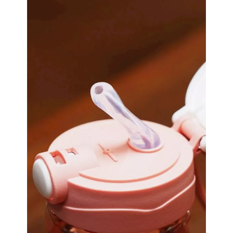 Бутылка для воды Nice, 550 мл, пластик, розовая