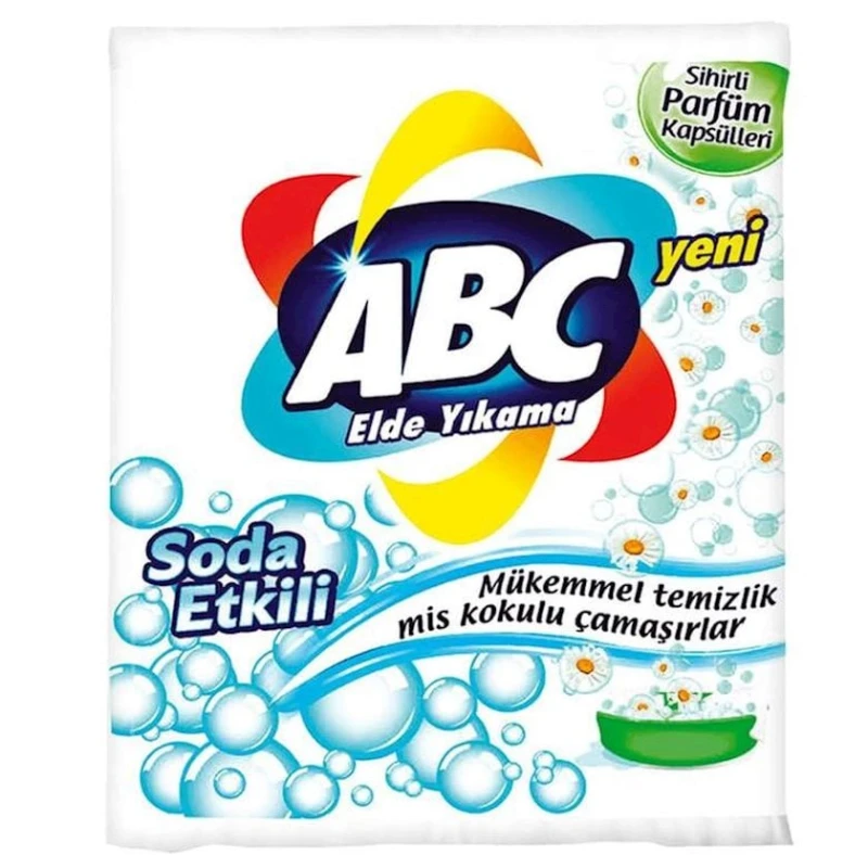 Yuyucu toz ABC Detergent Soda Effect, əl yuma, 600 q