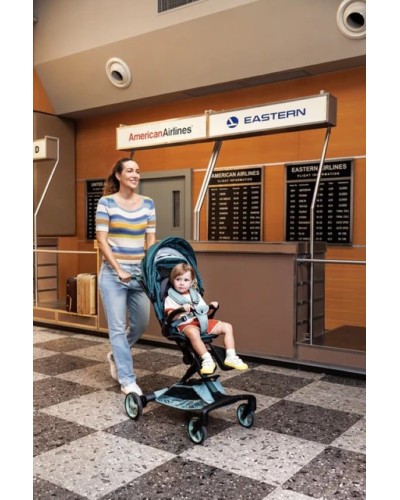 Uşaq arabası Micro Baby Cruiser 360, açıq yaşıl