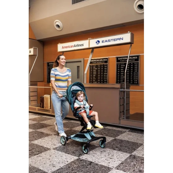 Детская коляска Micro Baby Cruiser 360, светло-зеленая