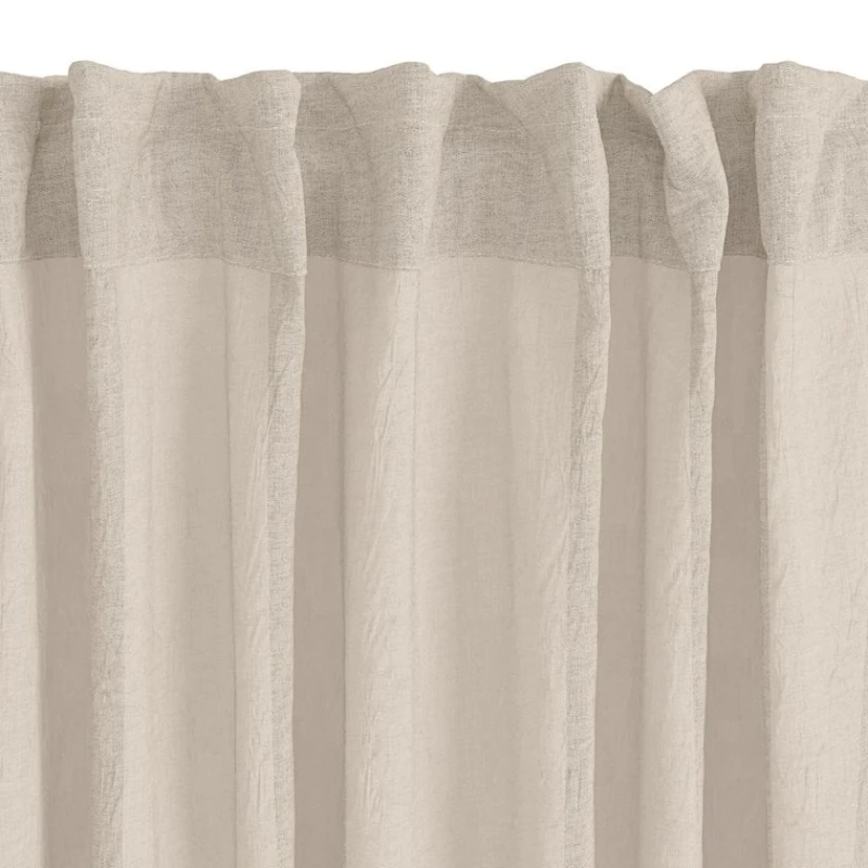 Тюль JYSK Cur Bolmen, 140x300 см, полиэстер, серый