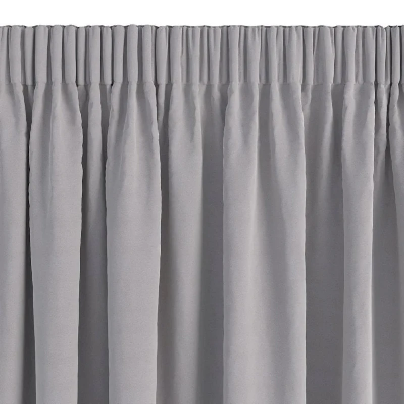 Штора JYSK Amungen, 140x175 см, полиэстер, серый Штора JYSK Amungen, 140x175 см, полиэстер, серый
