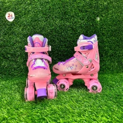 Роликовые коньки M5289, XS, размер 27-30, розовые