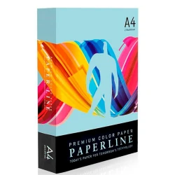 Бумага для принтеров Paperline Premium, A4, 80 gsm, голубая, 500 шт