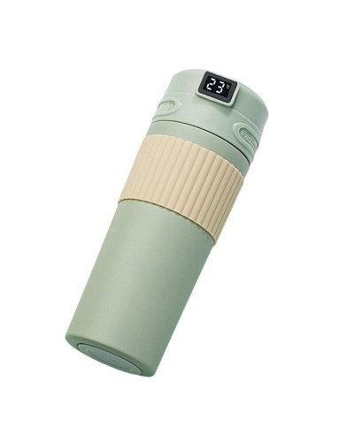 Ağıllı temperatur göstəricisi olan termal fincan TM-001, 400 ml, açıq yaşıl