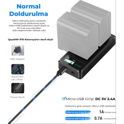 Батарейный блок Neewer NP-F550/F750/F960/F970