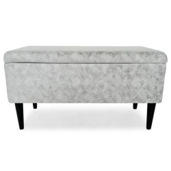 Пуфик 88, ткань, серый, 40x35x80 см