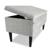Пуфик 88, ткань, серый, 40x35x80 см Пуфик 88, ткань, серый, 40x35x80 см