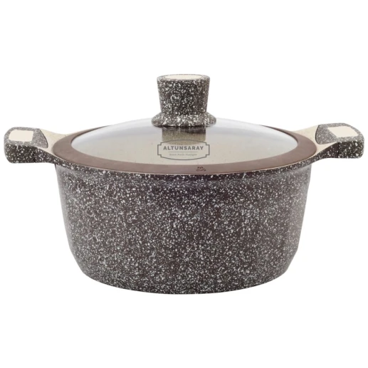 Кастрюля Altunsaray, гранит, коричневая, 20 см Кастрюля Altunsaray, гранит, коричневая, 20 см