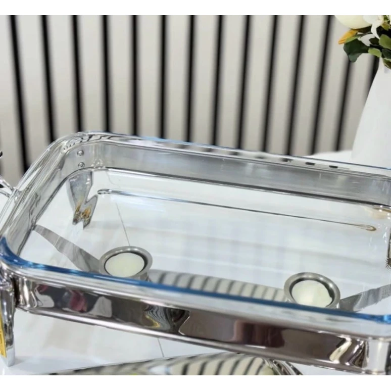 Кастрюля с подставкой для свечи Rechaud MK017, сталь, 1.8 л, серебристый/золотистый Кастрюля с подставкой для свечи Rechaud MK017, сталь, 1.8 л, серебристый/золотистый