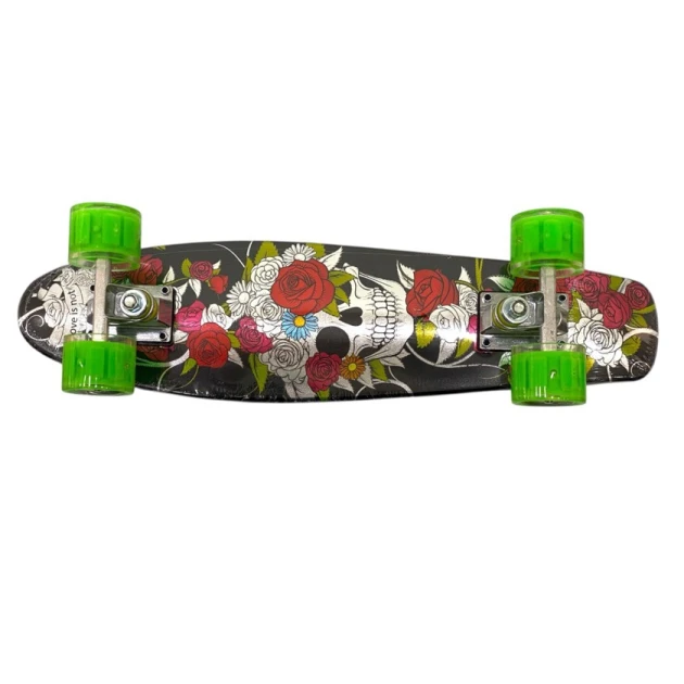 Skeytbord M6666, 15x56 sm, yaşıl təkərlər ilə, məhsul çeşiddə