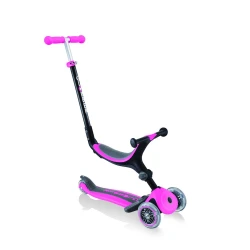 Складной скутер Globber Go Up Fordable Plus, черный/розовый