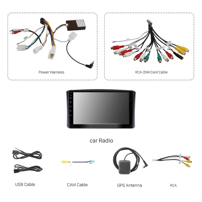 Avtomobil monitoru Still Coll AVTO085185 Toyota LC-100 1998-2003
