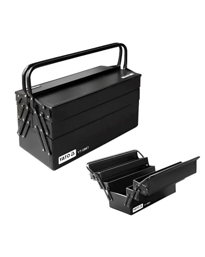 Alətlər üçün qutu Yato YT-0881, 49.5x20x29 sm, qara