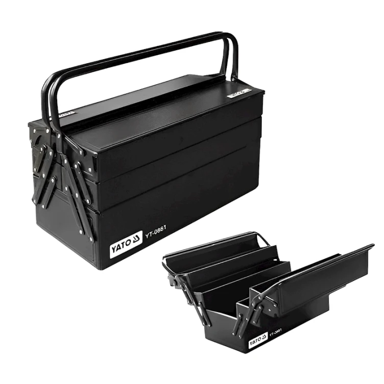 Ящик для инструментов Yato YT-0881, 49.5x20x29 см, черный