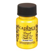 Akril boya-metallik Cadence Dora Metallic Paint 199 Canary Yellow 50 ml