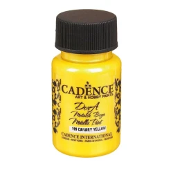 Акриловая краска-металлик Cadence Dora Metallic Paint 199 Canary Yellow 50 мл
