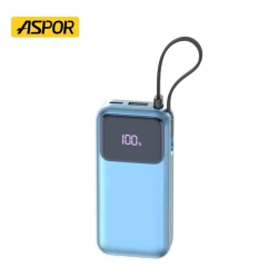Внешний аккумулятор Aspor A361 10000mAh Blue