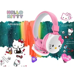 Simsiz qulaqlıq Hello Kitty AH-806D Pink