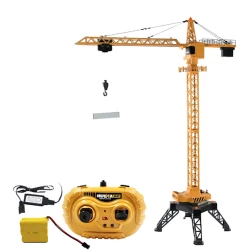 Radio ilə idarə olunan kran Huina 1585, sarı, 92x34x120 sm, +3 yaş