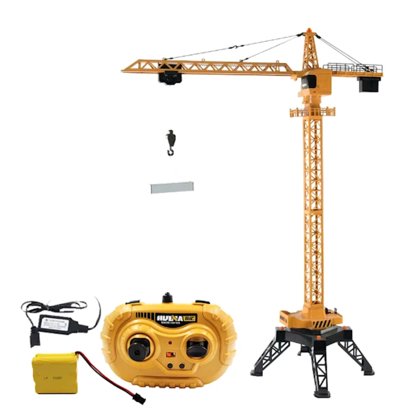 Radio ilə idarə olunan kran Huina 1585, sarı, 92x34x120 sm, +3 yaş