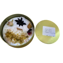 Ароматическая свеча Для теплых объятий sham_078, соевый воск, 7x9 см