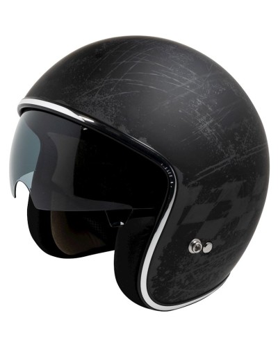 Motosikl dəbilqəsi iXS iXS77 2.5 X10064-M39.1 Matt Black-Grey, ölçü S