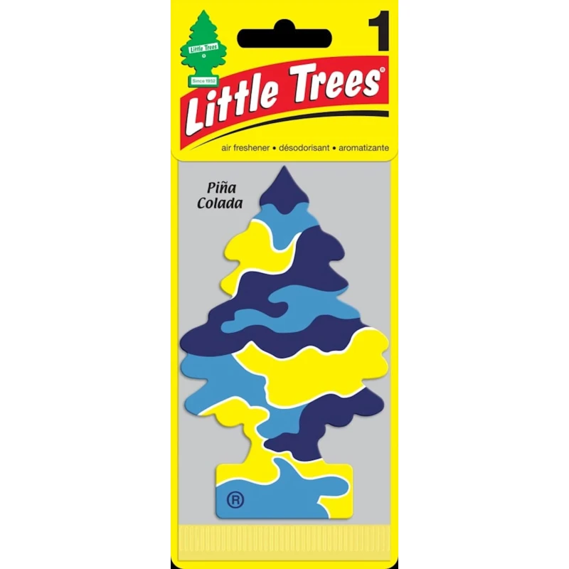 Ароматизатор для автомобиля Little Trees Pina Colada, 1 шт Ароматизатор для автомобиля Little Trees Pina Colada, 1 шт