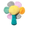 Погремушка Babyono Цветок Радуги, полиэфир, разноцветная, 3+ мес