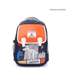 Məktəbli bel çantası Courageous CM5B6CU8 narıncı/göy Məktəbli bel çantası Courageous CM5B6CU8 narıncı/göy