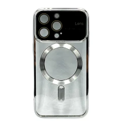 Чехол Auto Focus Magsafe для Apple iPhone 13 Pro Silver