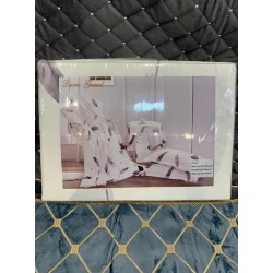 Комплект постельного белья MiraNova LQ-040, пододеяльник 200×230 см, простыня 245×250 см, наволочки 50×70 см, евро, сатин, разноцветный